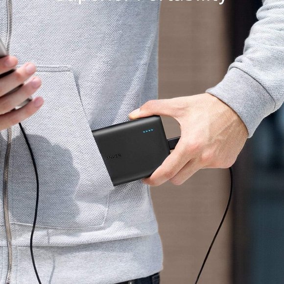 Anker PowerCore 13000mAh, Compact 3-Port Ultra-Portable Phone Charger Power Bank - Picture 5 of 5